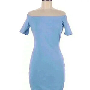 Kookai Size 2 Dusty Blue Dawn Mini Dress (NWT)